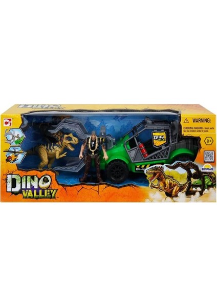 Dino Valley Dinozor Yakalayacı Araç Oyun Seti - Helikopter