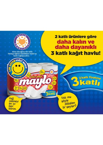 Tuvalet Kağıdı 3 Katlı 32 Li Paket+ 12 Li Kağıt Havlu (3 Katlı) indirimleri