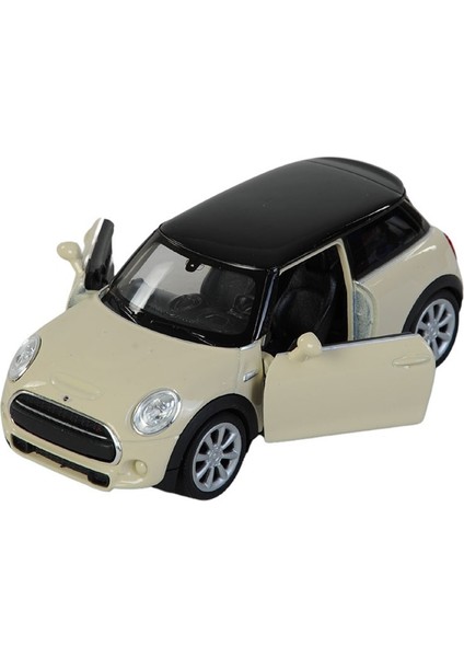 Metal Mini Cooper Krem