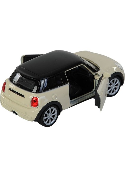Metal Mini Cooper Krem