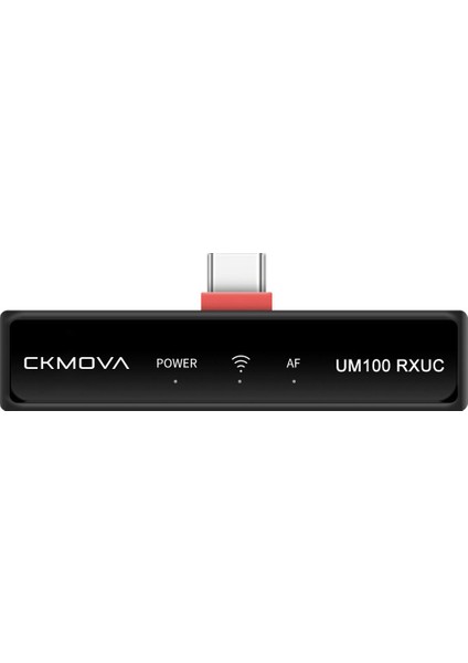 UM100 Kit-3 Ultra Kompakt Type-C Girişli 1 Alıcı 1 Vericili Uhf Kablosuz Yaka Mikrofon Seti