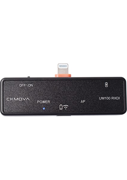 UM100 Kit-5 Ultra Kompakt Iphone Ios Için 1 Alıcı 1 Vericili Uhf Kablosuz Yaka Mikrofon Seti