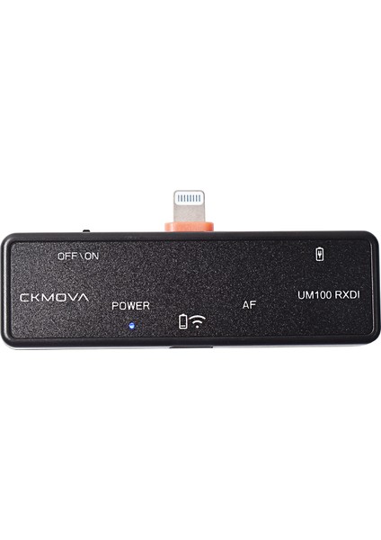 UM100 Kit-6 Ultra Kompakt Iphone Ios Için 1 Alıcı 2 Vericili Uhf Kablosuz Yaka Mikrofon Seti