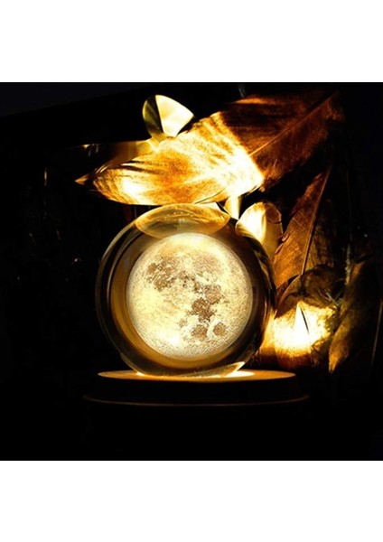 Renk Değiştiren LED Işıklı Dolunay Pilli Cam Küre 6 cm fırsatları