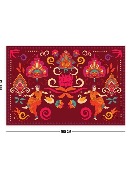 Hint Yoga Duvar Örtüsü Halısı 150 x 100 cm
