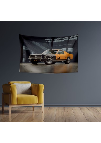 Ferrari Gt Duvar Örtüsü Halısı 150 x 100 cm