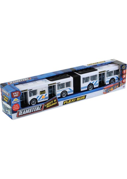 Çebi Toys Teamsterz Sesli ve Işıklı Otobüs Beyaz