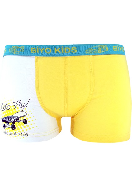 Erkek Çocuk Boxer 5'li Paket Karışık Renk Baskılı Boxer modelleri