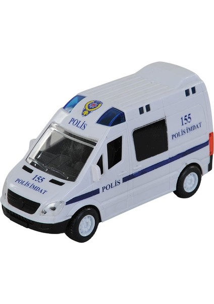 Çebi Toys Işıklı Sesli Pilli Polis Imdat Minibüs