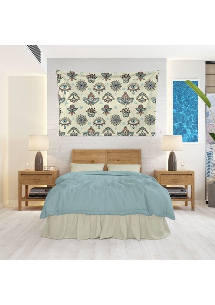 Nazar Boho Duvar Örtüsü Halısı 70 x 100 cm