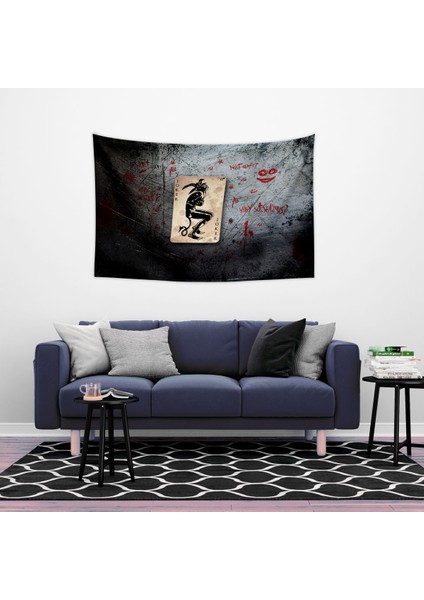 Joker Kart Duvar Örtüsü Halısı 70 x 100 cm