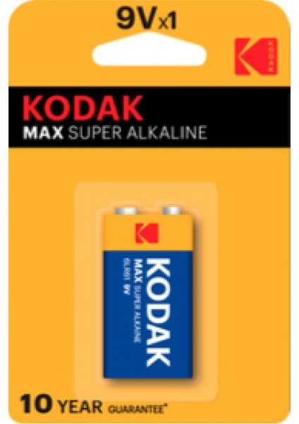 Max Alkalin Blister 9 Volt Pil
