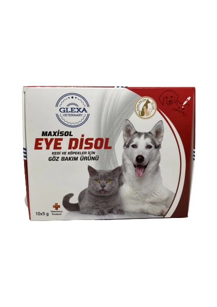 Maxisol Eye Disol 10X5 gr Kedi ve Köpekler Için Göz Bakım Ürünü