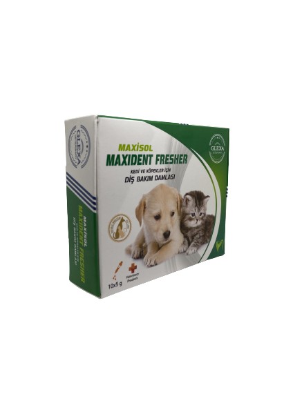 Maxisol Maxident Fresher Kedi ve Köpekler Için Diş Bakım Damlası