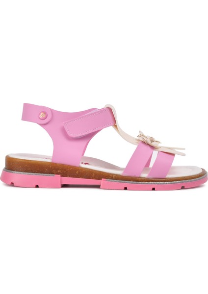 210104 Pembe-Sedef Comfort Kız Çocuk Sandalet