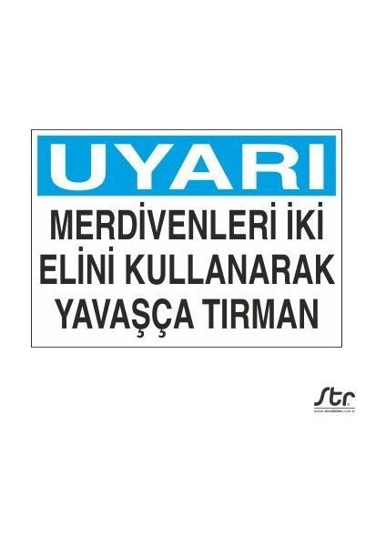 Merdiveni Iki Elini Kullanarak Tırman 20 x 30 cm
