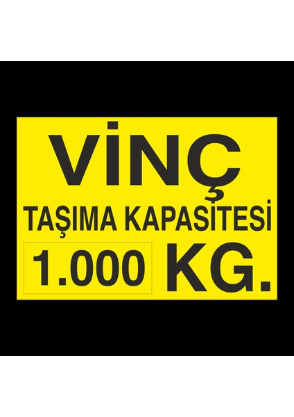 Vinç Kapasite 1 Ton 20 x 30 cm
