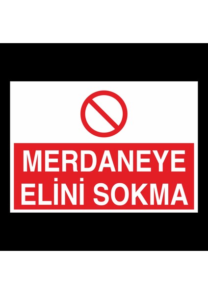 Merdaneye Elini Sokma 20 x 30 cm