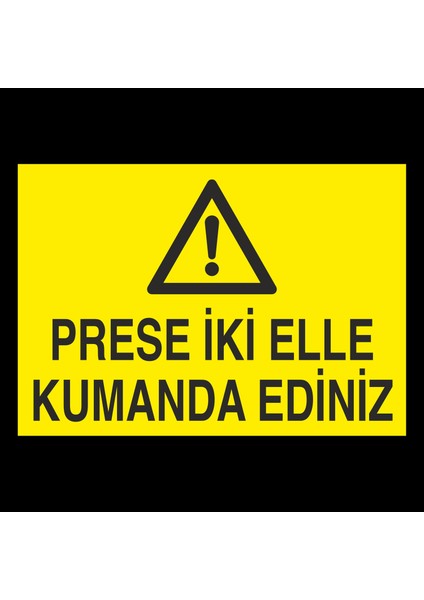 Prese Iki Elle Kumanda Ediniz 20 x 30 cm