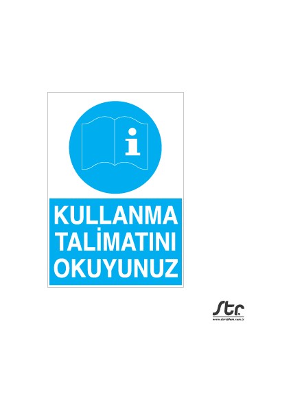 Kullanma Talimatını Okuyunuz 20 x 30 cm