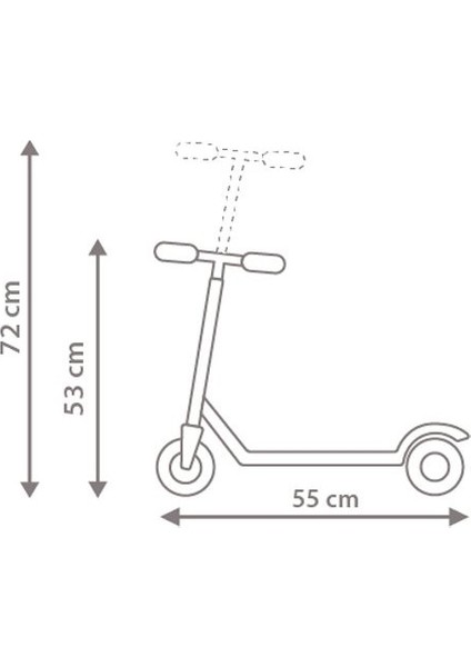Rookie Rookie Fuşya 3 Tekerli Işıklı Mini Scooter fırsatları