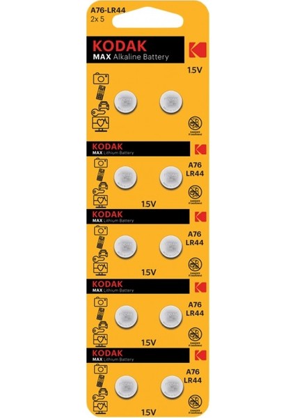 Ultra Alkalin AG76/LR44 10'lu