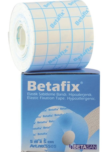Betafix B5505 Esnek Sabitleme Bandı Fix Flaster 5m x 5cm 120 Adet