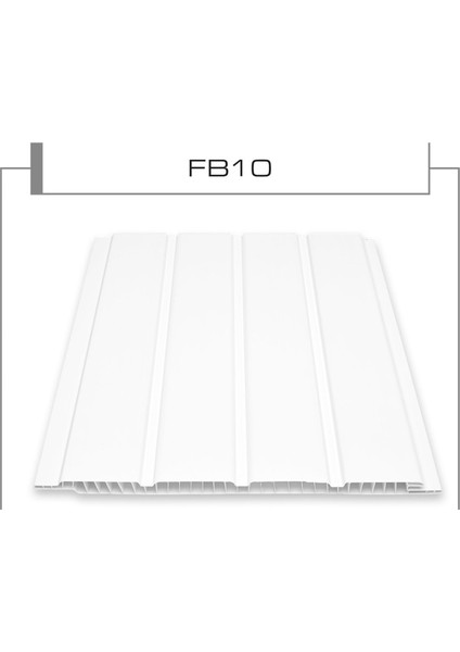 Pvc Tavanlık Plastik Tavan Ve Duvar Lambri Fugalı Beyaz Lambri 300cm