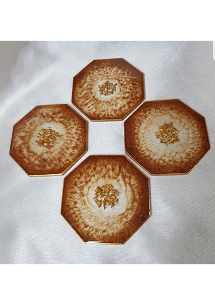 Epoksi 2'li Bardak Altlığı