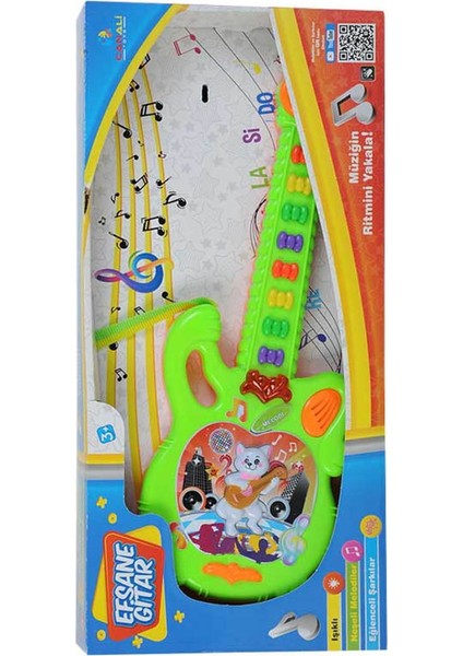 Türkçe Şarklı Eğlenceli Efsane Gitar Yeşil