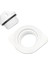 Drain Socket W/plug, Oval, Plain, 48X36MM, White 1