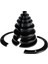 Cable Boot W/screwed Ring, Ø108MM, Cut-Out Ø60MM, Black 1