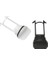 Captive Plug With O-Ring For Drain Socket, White 1