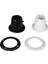 Cable Boot Adjustable W/screwed Ring, Ø105MM, Cut-Out Ø85MM White 1