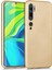 Xiaomi Mi Note 10 Pro Premium Silikon Kılıf Gold 1
