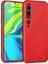 Xiaomi Mi Note 10 Pro Premium Silikon Kılıf Bordo 1