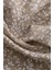 Müslin Bezi Örtü Menekşe Desen - Bej 120X120 cm + 4 Adet Ağız Mendili 2