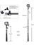 Smapole Q3S Monopod / Tripod (Cep Telefonu, Kompakt Kamera ve Gopro Uyumlu Monopod-Tripod) 3