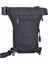Waterproof Motosiklet Bel Bacak Çantası Siyah 2