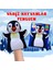 Penguen Vahşi Hayvanlar Keçe El Kukla , Eğitici Oyuncak 2