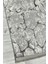 Gri Mermer Desenli Altı Kaymaz Halı 4