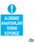 Aldıgınız Anahtarları Yerine Koyunuz 20 x 30 cm 1