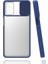- Samsung Galaxy M31S - Kılıf Slayt Sürgülü Arkası Buzlu Lensi Kapak - Lacivert - T15443 1