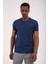 İndigo Erkek Basic Kısa Kol Standart Kalıp O Yaka T-Shirt - 87911 3