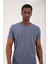 Petrol Erkek Basic Kısa Kol Standart Kalıp O Yaka T-Shirt - 87911 2