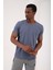Petrol Erkek Basic Kısa Kol Standart Kalıp O Yaka T-Shirt - 87911 3