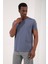 Petrol Erkek Basic Kısa Kol Standart Kalıp O Yaka T-Shirt - 87911 4