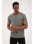 Çağla Erkek Basic Kısa Kol Standart Kalıp V Yaka T-Shirt - 87912 2