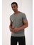 Çağla Erkek Basic Kısa Kol Standart Kalıp V Yaka T-Shirt - 87912 4