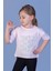 Toontoy Kız Çocuk Smile Baskılı Kolları Desenli Tişört 1